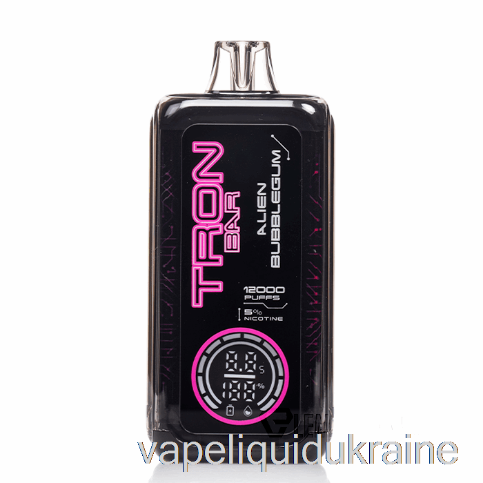 Vape Liquid Ukraine TRON BAR 12K Disposable Alien Bubblegum